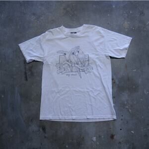 Vintage 90s Key West Parrot White Heavy Weight Womens Mens Size L